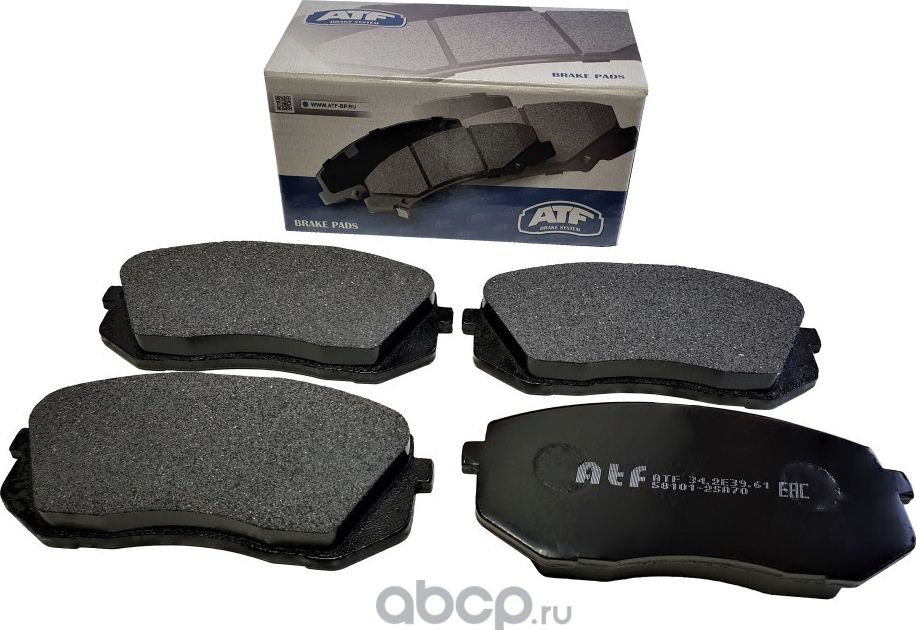 Колодки тормозные передние 35 (ATF) ATF. Артикул 342E3961