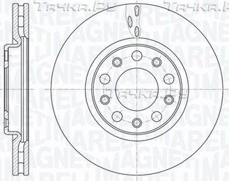 Тормозной диск Magneti Marelli. Артикул 361302040112