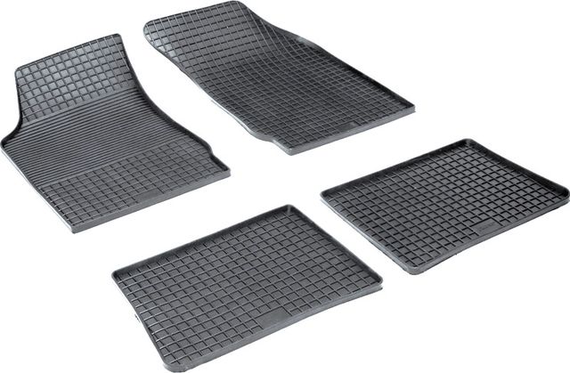 Коврики резиновые Seintex с узором сетка для салона Renault Symbol I 2002-2008. Артикул 00478