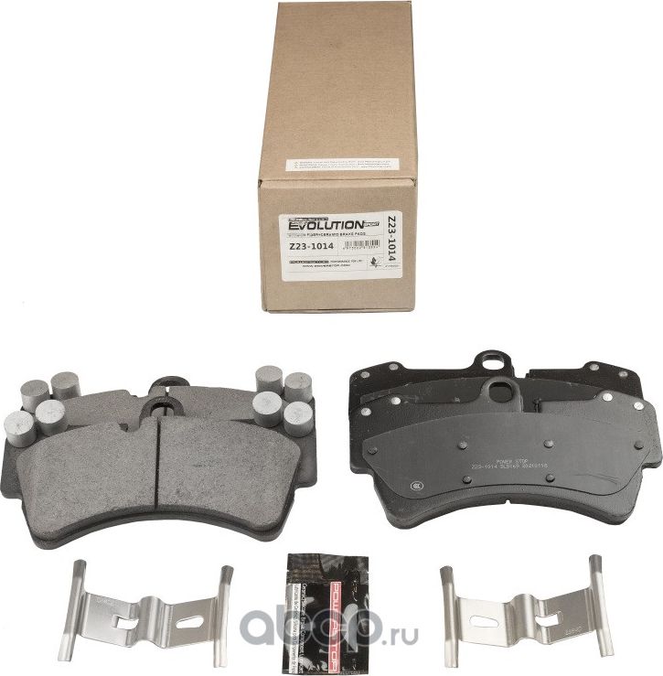 Колодки тормозные 23-1014 PowerStop Z23 передние PORSCHE Cayenne (955); Audi Q7; VW Touareg Powerstop. Артикул 231014