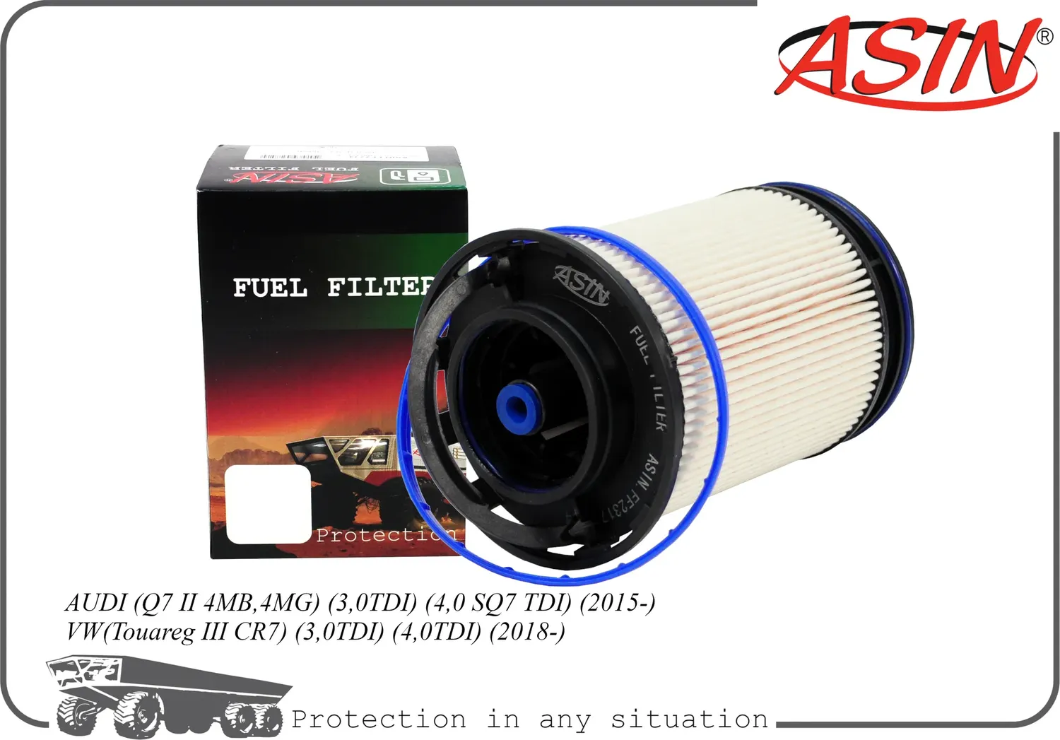 Фильтр топливный (Asin). Артикул ASINFF2317