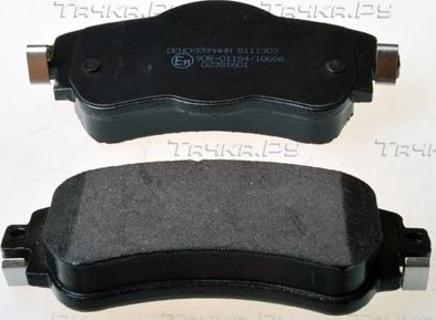 Тормозные колодки Denckermann передние для Citroen DS4 2011-2015. Артикул B111303