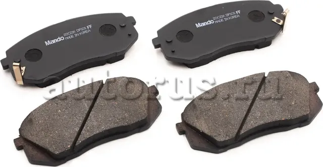 КОМПЛЕКТ КОЛОДОК ТОРМОЗНЫХ ДИСКОВЫХ KIA MPK34 (Mando). Артикул mpk34