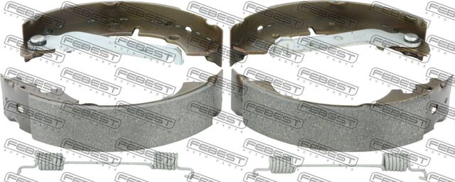 Тормозные колодки Febest задние для Mazda 2 I (DY) 2003-2007. Артикул 2102-JHR
