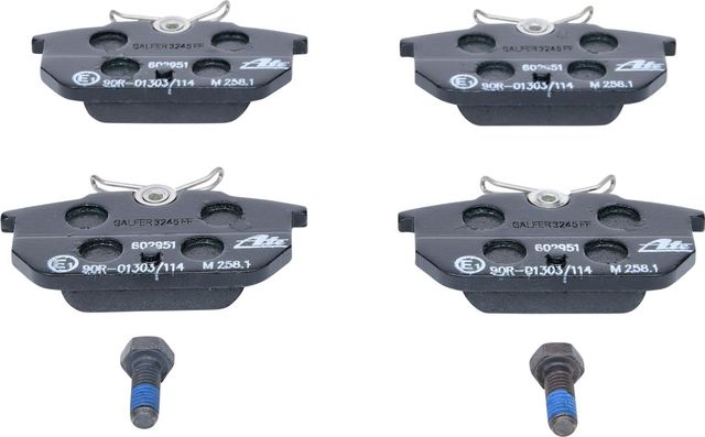 Тормозные колодки ATE задние для Fiat Marea 1996-2002. Артикул 13.0460-2951.2