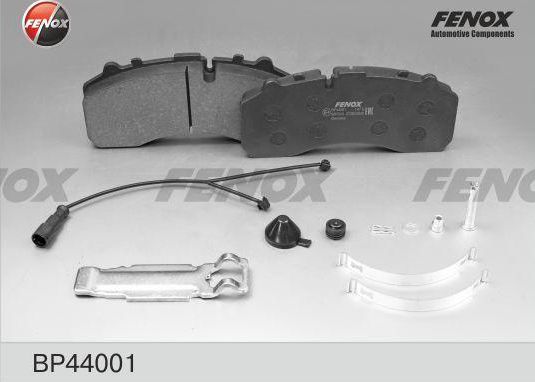Тормозные колодки Fenox передние/задние для DAF XF 95 1997-2006. Артикул BP44001