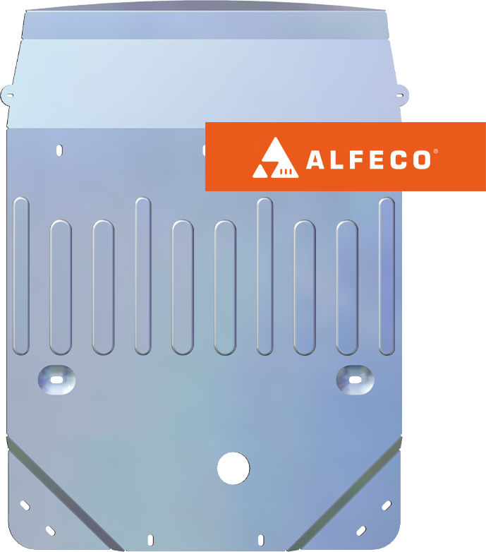 Защита алюминиевая Alfeco для картера и радиатора BMW 1-серия F20, F21 2011-2026. Артикул ALF.34.18al