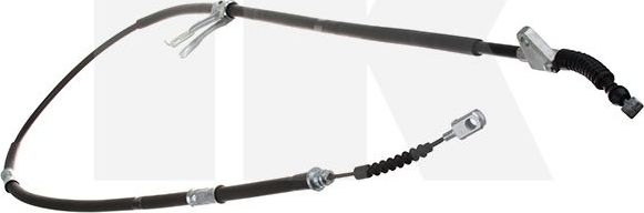 Трос ручника (тросик ручного тормоза) NK. Артикул 9045146
