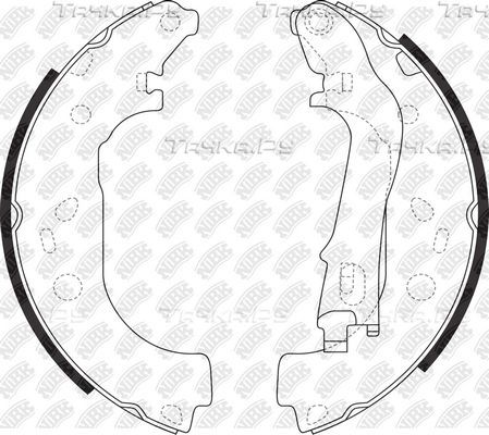 Тормозные колодки NiBK. Артикул FN41002