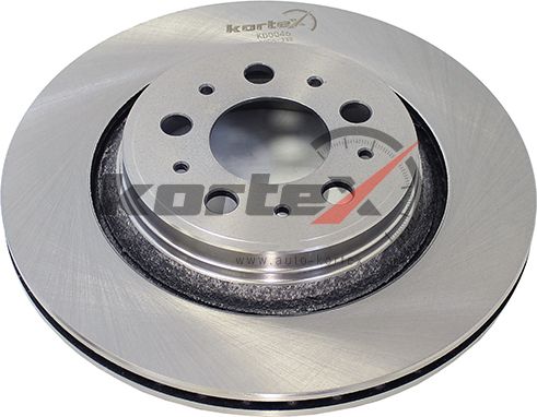 Диск тормозной VOLVO XC90 02- (d=308mm) зад. (Kortex). Артикул KD0046