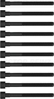 Комплект болтов ГБЦ Victor Reinz. Артикул 14-13107-01