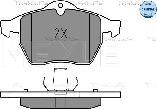 Тормозные колодки Meyle Original. Артикул 025 231 1619/W