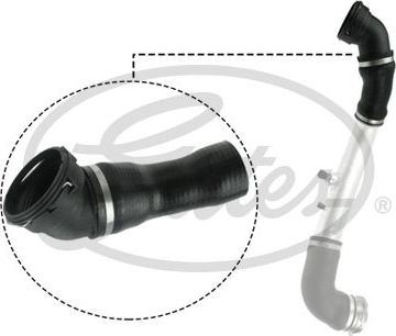Патрубок интеркулера Gates для BMW 5 V (E60/E61) 2004-2007. Артикул 09-0715