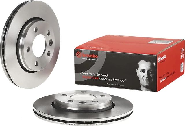 Тормозной диск Brembo задний для Volkswagen Multivan T5 2003-2015. Артикул 09.9582.10