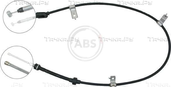 Трос ручника (тросик ручного тормоза) ABS. Артикул K19048