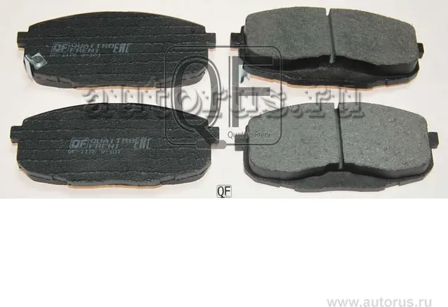Колодки тормозные дисковые передние к-т с механическим датчиком износа (Quattro Freni). Артикул qf67602
