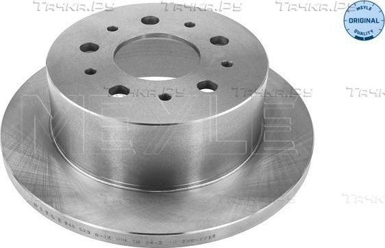 Тормозной диск Meyle Original задний для Citroen Jumper I 1996-2006. Артикул 215 523 0012