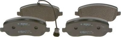 Тормозные колодки Bosch (Low-Metallic) передние для Fiat Croma II 2005-2010. Артикул 0 986 494 068