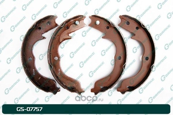 Колодки тормозные барабанные (G-Brake). Артикул GS07757