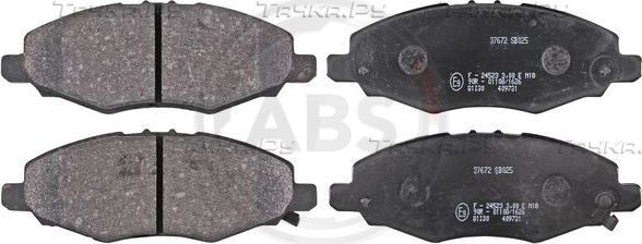 Тормозные колодки ABS передние для Toyota Hilux VII 2005-2015. Артикул 37672