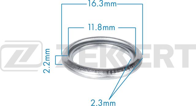 Шайба Toyota мин. кол. заказа 10шт Zekkert (алюминий). Артикул BE-3572