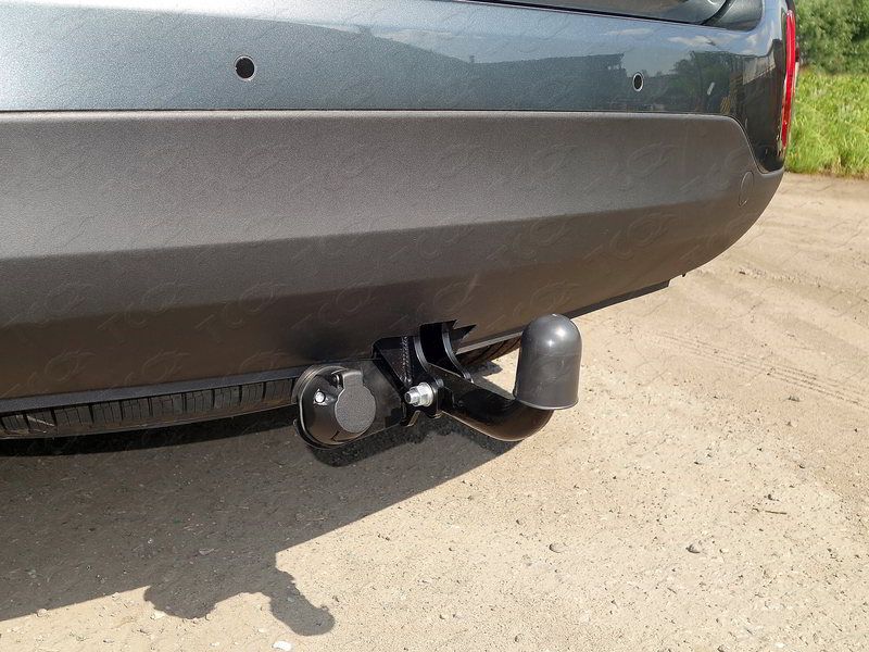 Фаркоп ТСС оцинкованный для Kia Sorento II рестайлинг 2015-2020. Артикул TCU00077