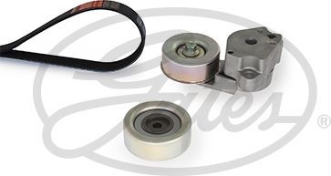 Приводной ремень поликлиновой с роликами (комплект) Gates Micro-V® Kit. Артикул K026PK1495