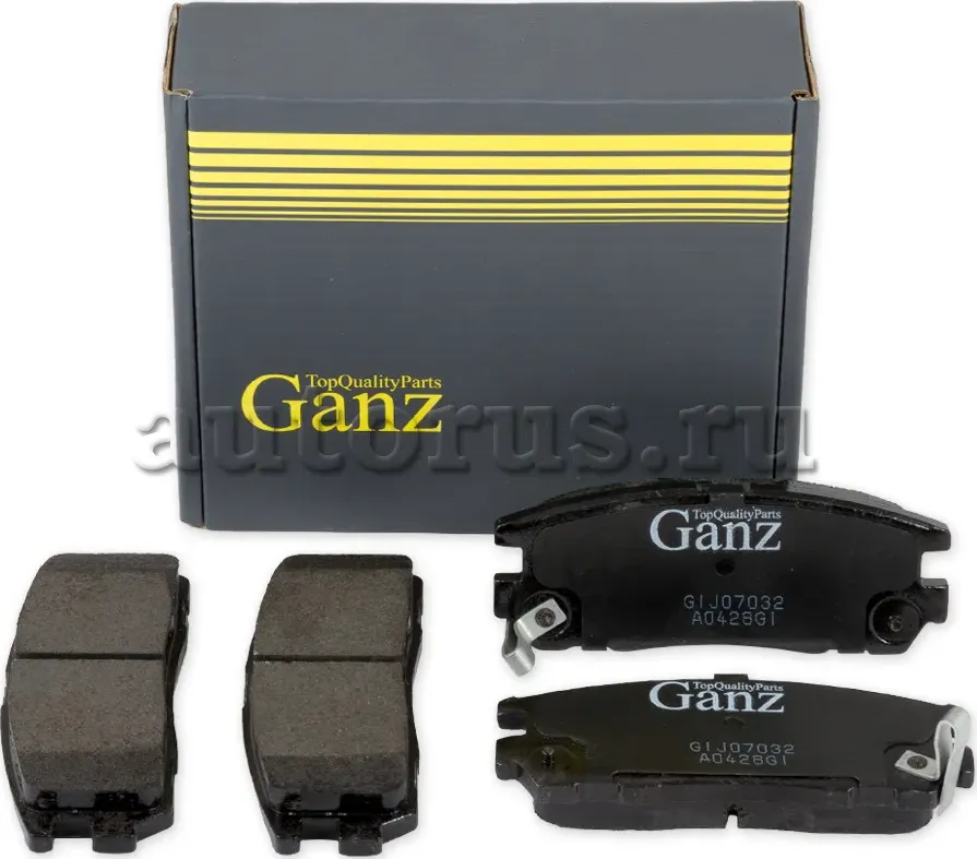 Колодки торм.зад. (Ganz). Артикул GIJ07032