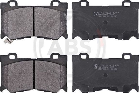 Тормозные колодки ABS. Артикул 37768