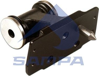 Кронштейн подвески кабины передний 75x165x111 RV Sampa. Артикул 080.177
