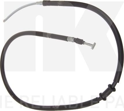 Трос ручника (тросик ручного тормоза) NK правый/левый для Fiat Albea 1996-2012. Артикул 9023150