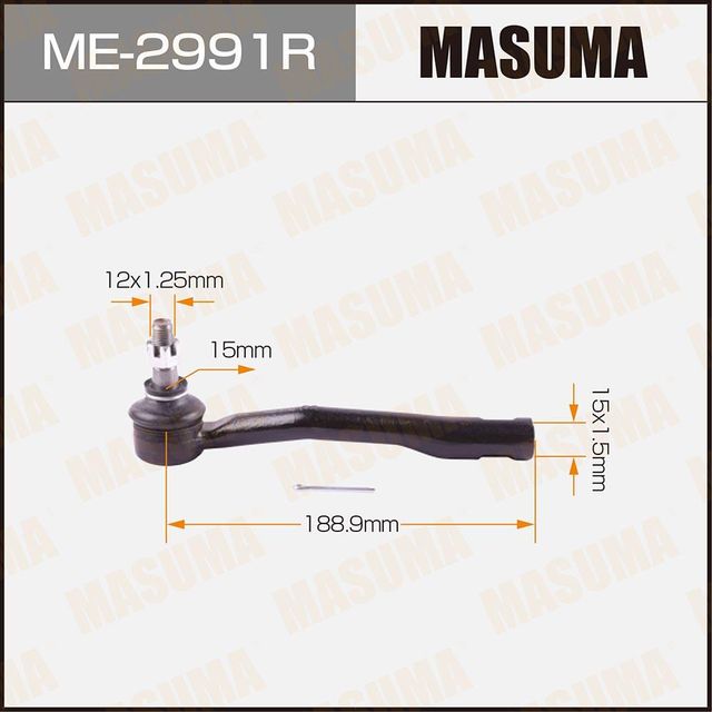 Наконечник рулевой тяги Masuma. Артикул ME-2991R