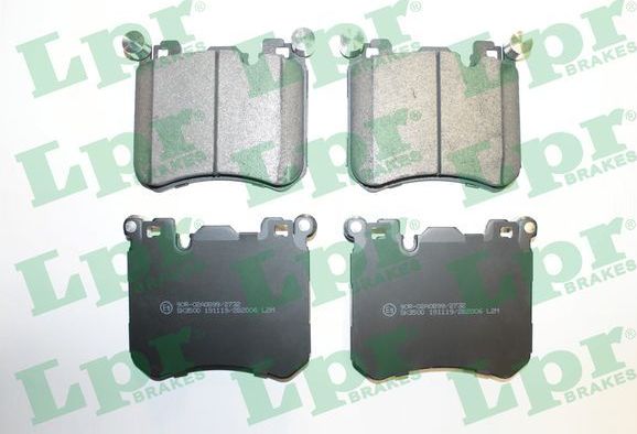 Тормозные колодки LPR передние для Rolls-Royce Wraith 2013-2026. Артикул 05P2006
