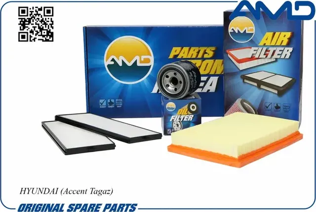 Комплект фильтров Hyundai Kia (AMD). Артикул AMDSETF22