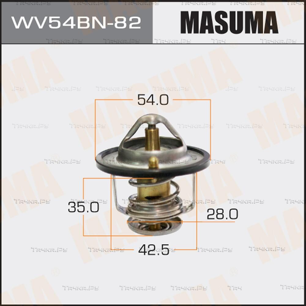Термостат Masuma для Nissan Primera P11 1996-2002. Артикул WV54BN-82