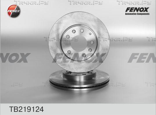 Тормозной диск Fenox передний для Mazda Premacy I (CP) 1999-2005. Артикул TB219124