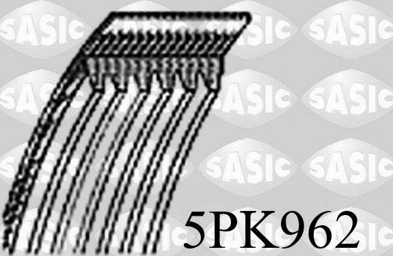 Приводной ремень поликлиновой Sasic. Артикул 5PK962
