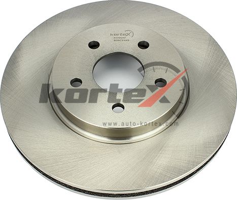Диск тормозной FORD Mondeo (00-) передний (1шт.) (мин.2шт.) KORTEX. Артикул KD0017