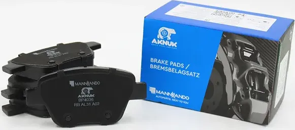 КОЛОДКИ ТОРМОЗНЫЕ ДИСКОВЫЕ ЗАДНИЕ AKNUK SKODA OCTAVIA II (1Z3), 02/04 Aknuk. Артикул BP4036