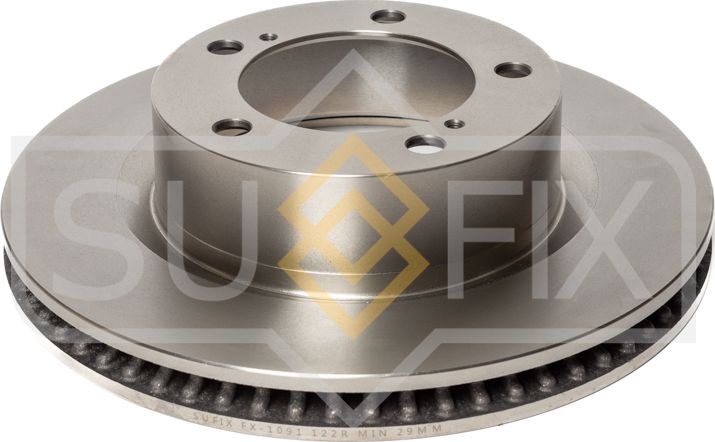 Диск тормозной задний правый/левый TOYOTA LAND CRUISER (Sufix). Артикул FX1091