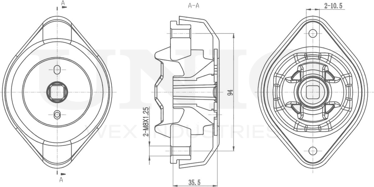 Опора КПП (Unio). Артикул RMP-15099