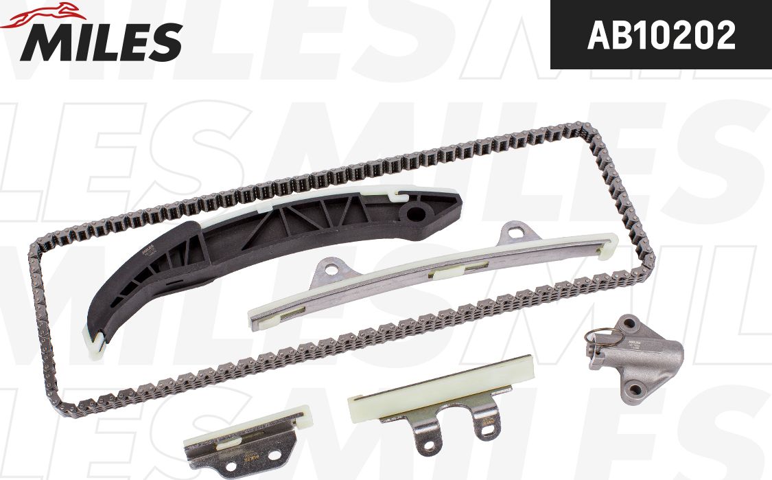 Комплект цепи ГРМ KIA PICANTO 1.2 (без звездочек) (Miles) Miles. Артикул AB10202