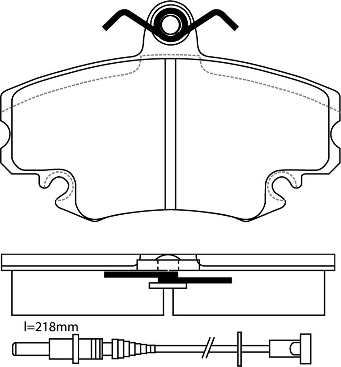 Тормозные колодки NiBK. Артикул PN0284W