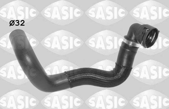 Патрубок радиатора (системы охлаждения) Sasic правый верхний для Fiat Ducato III 2011-2026. Артикул 3406510