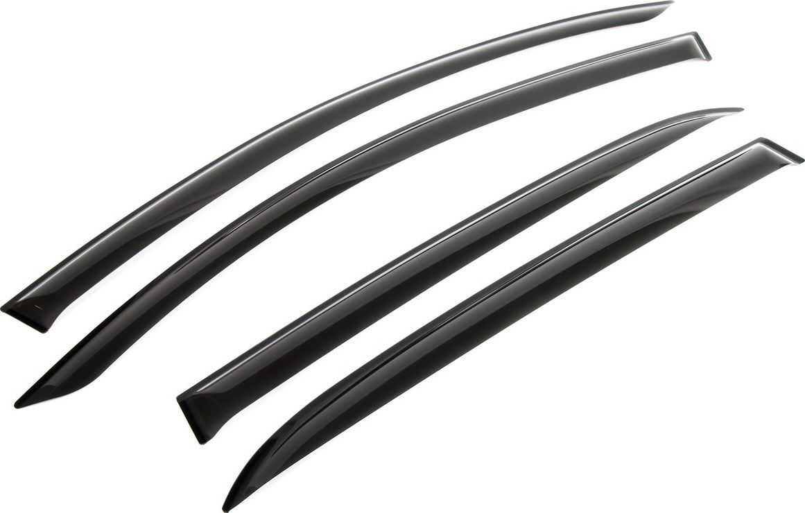 Дефлекторы Rival Premium для окон Skoda Superb II рестайлинг лифтбек 2013-2015. Артикул 35104001