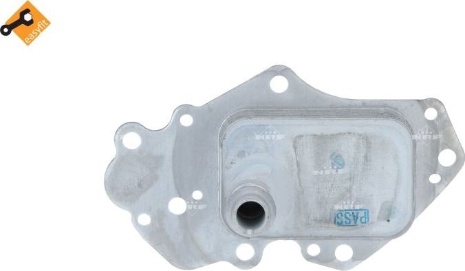 Радиатор масляный (маслоохладитель) для двигателя NRF (алюминий). Артикул 31347