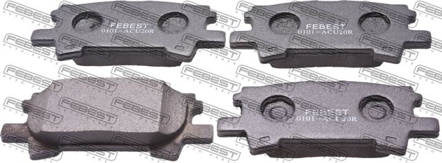 Тормозные колодки Febest. Артикул 0101-ACU20R