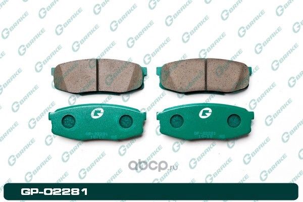 Колодки торм. диск. (G-Brake). Артикул GP02281