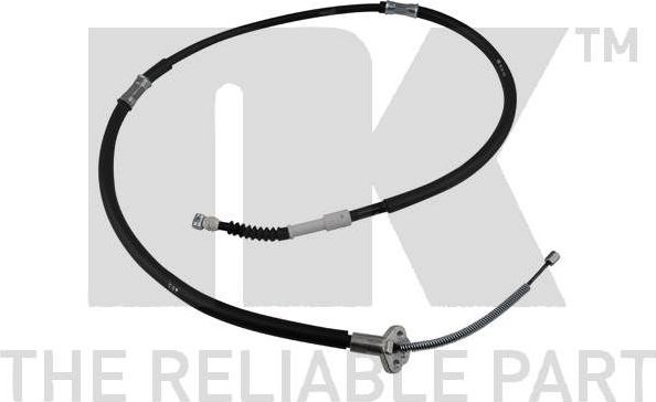Трос ручника (тросик ручного тормоза) NK. Артикул 9045139