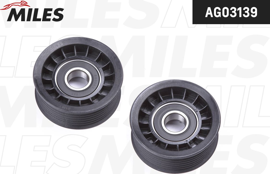 Натяжной ролик (натяжитель) приводного ремня Miles. Артикул AG03139
